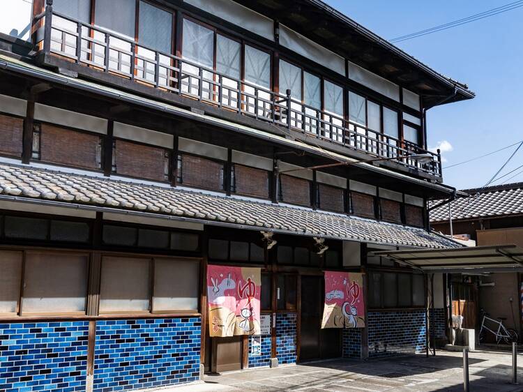映画の舞台になった銭湯で昭和気分に浸る。