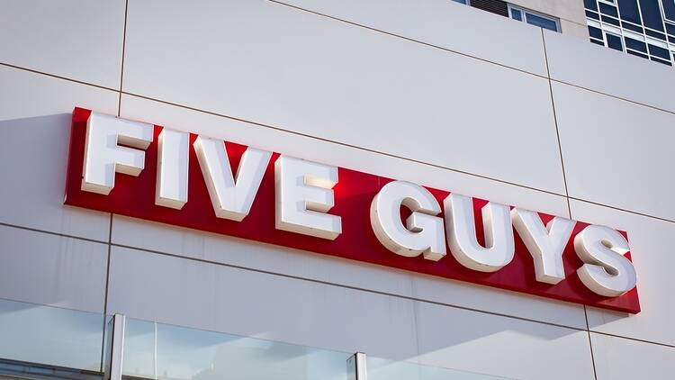 Five Guys sign
