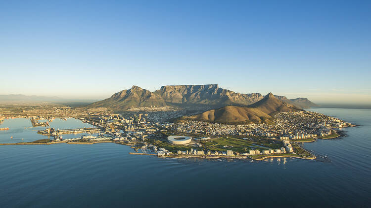 Aerial view of Cape Town, South Africa