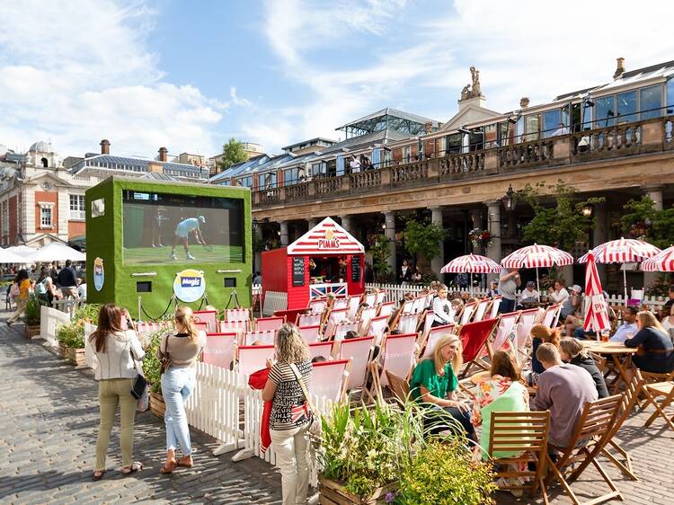 When will Covent Garden’s Wimbledon screens return for 2025?