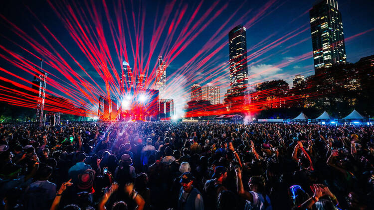 Lollapalooza at night