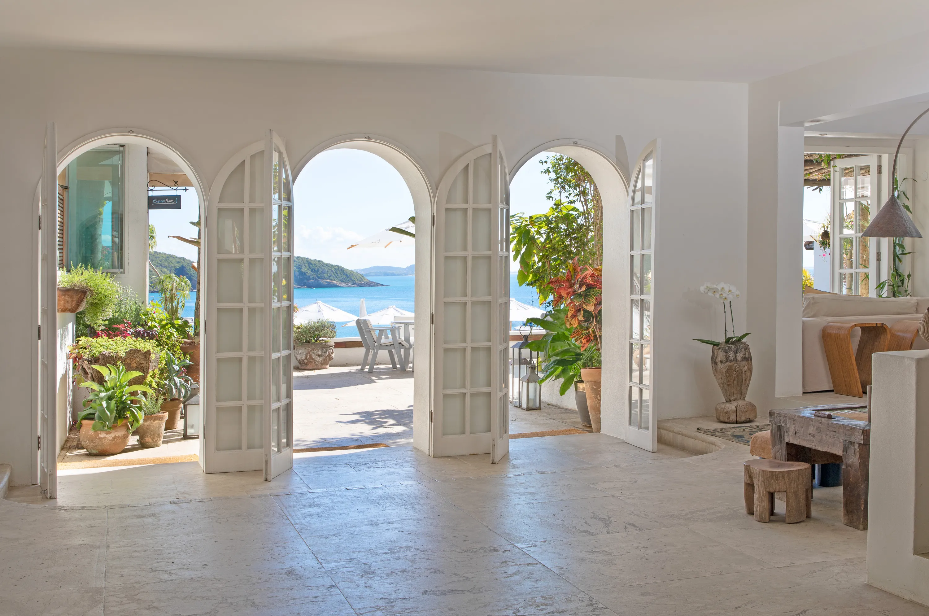 A entrada do Casas Brancas