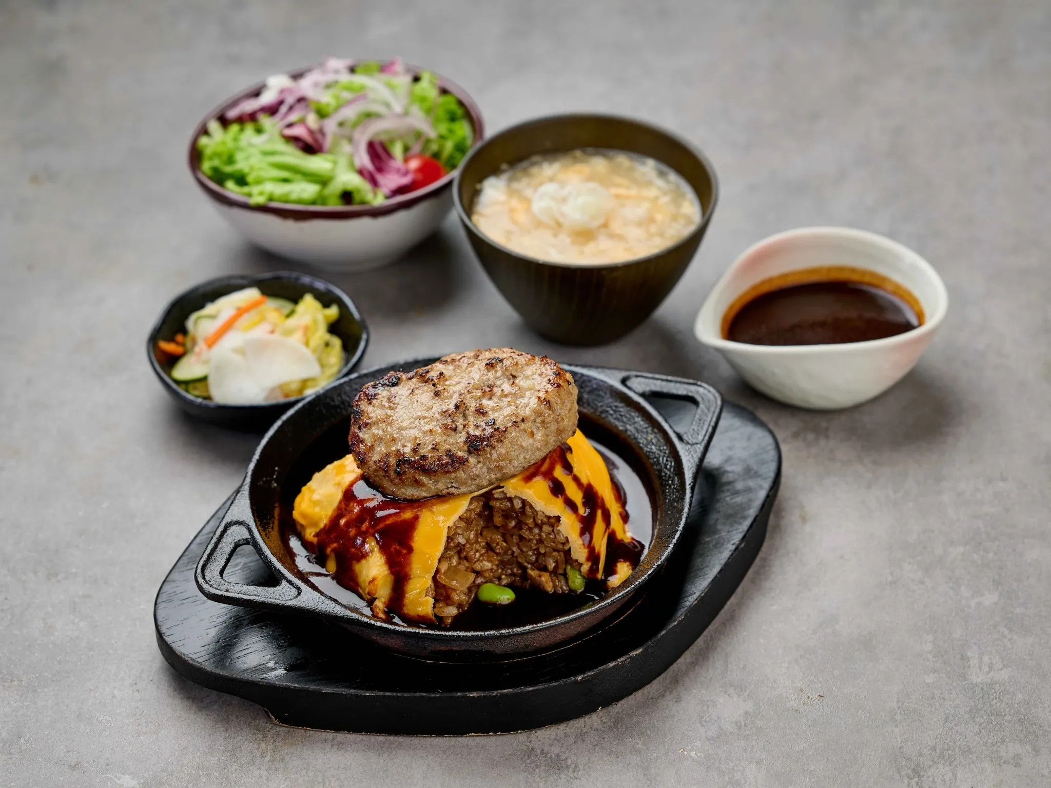 Kichi Kichi X Tsukimi Hamburg — Kichi Kichi Hamburg Omurice