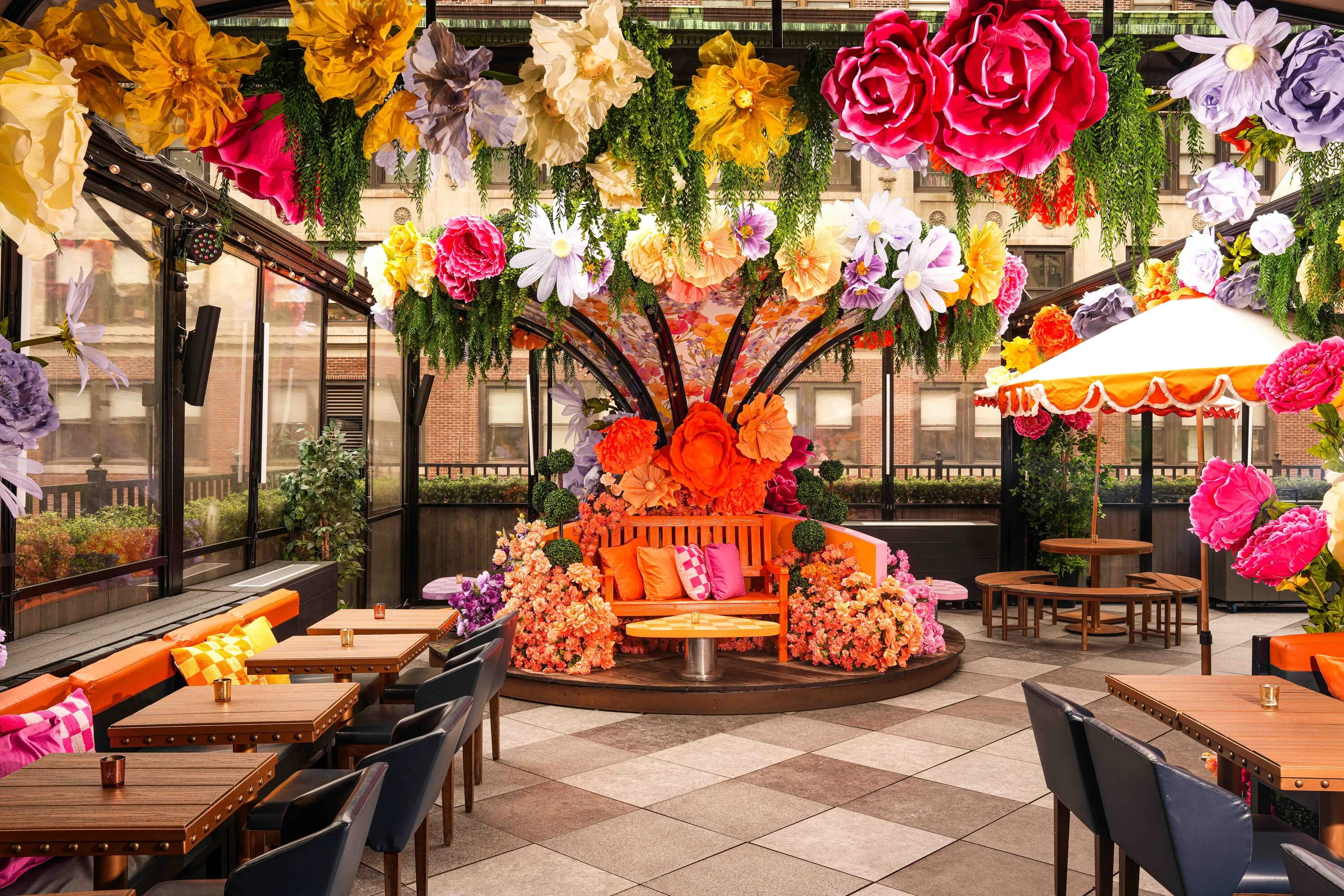 Full Bloom at Magic Hour Rooftop
