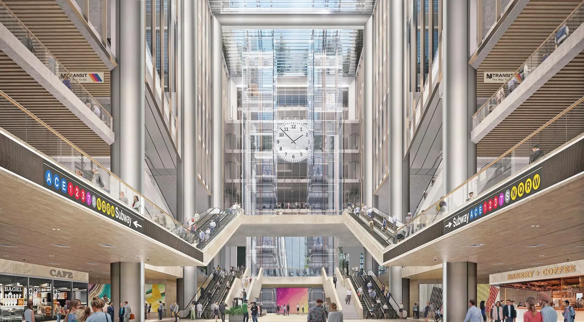 Renderings of the new Port Authority bus terminal