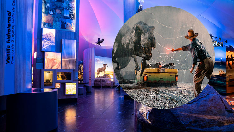 Jurassic park en el museo de historia natural