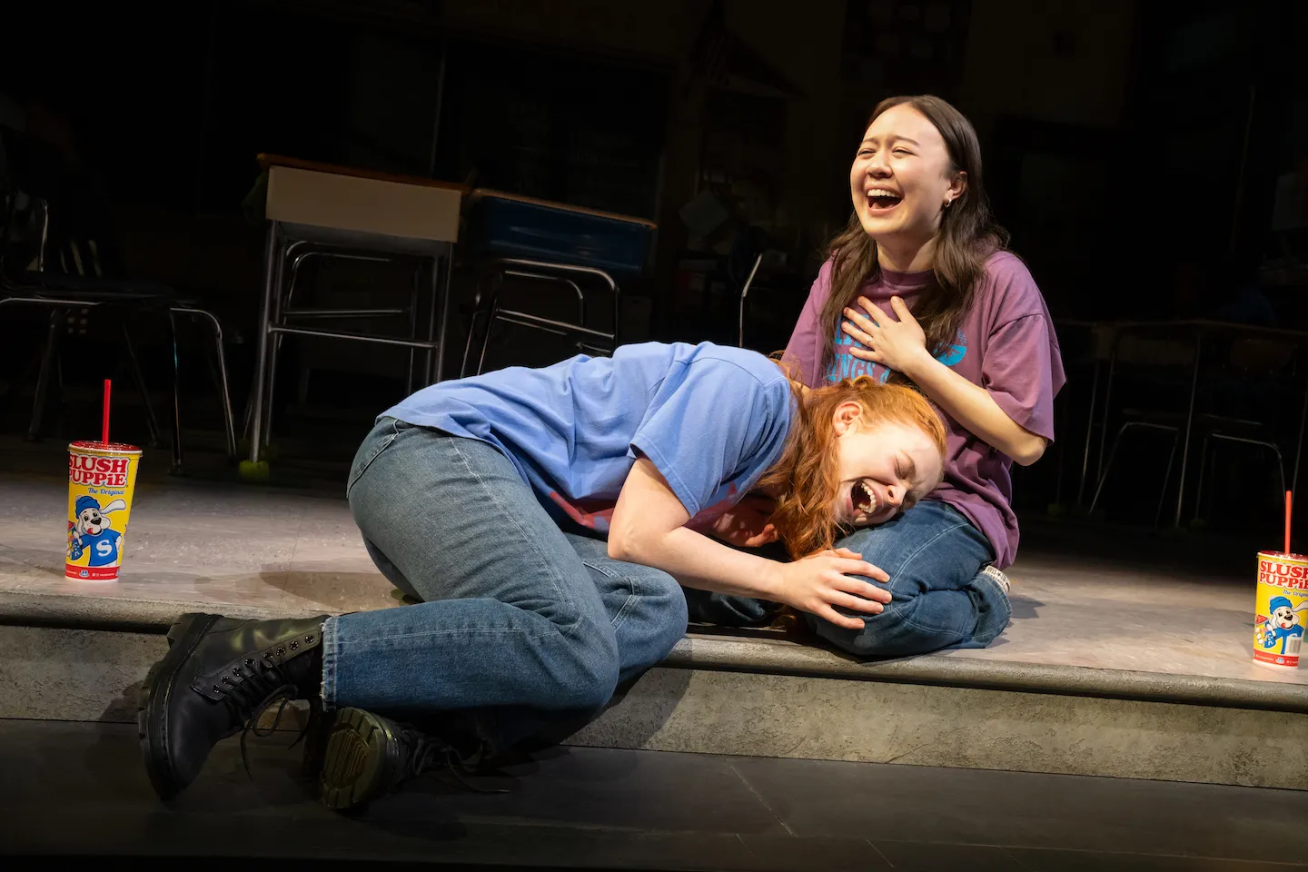 Amalia Yoo and Sadie Sink in John Proctor Is the Villain