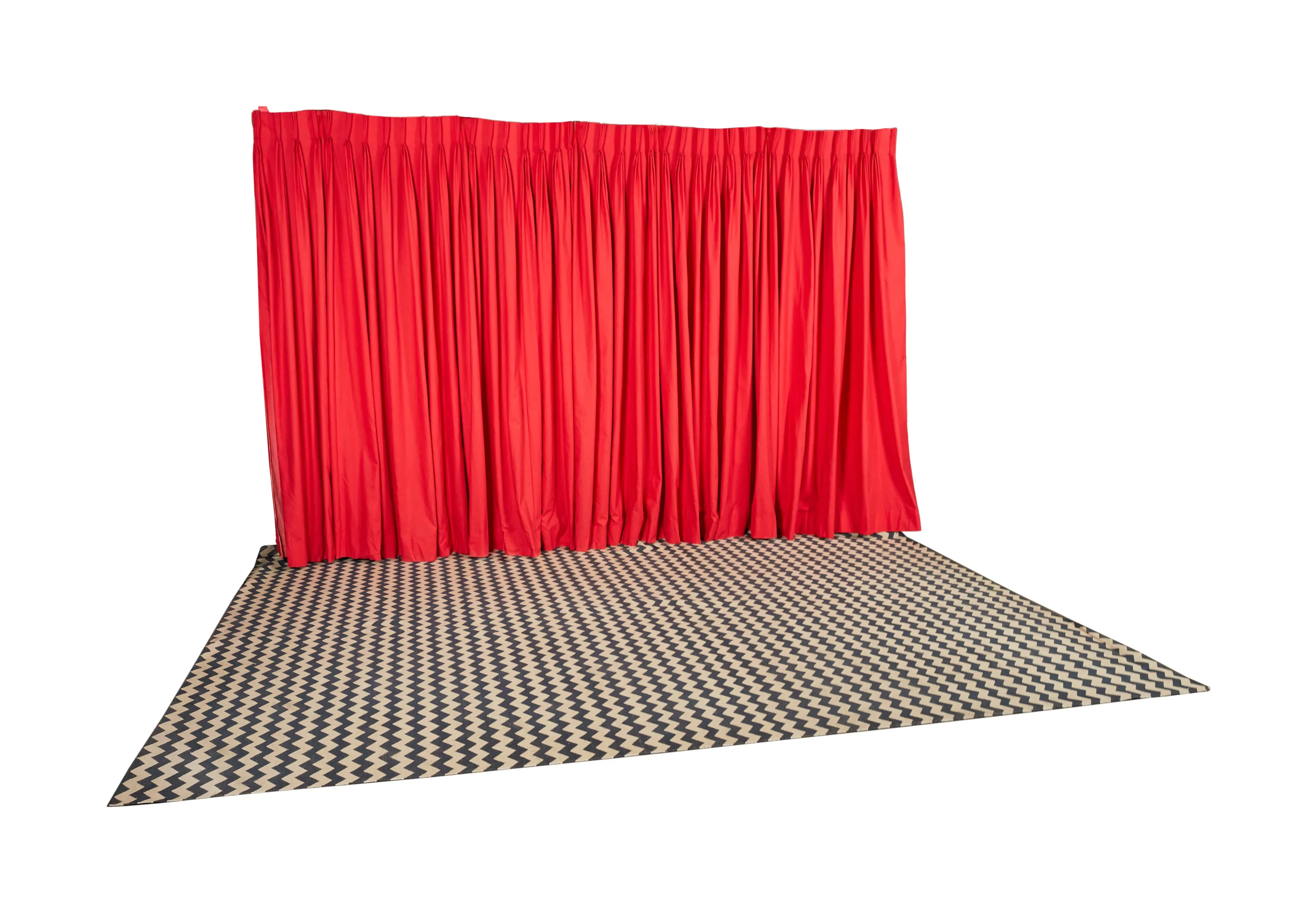 | The red curtains with chequerboard flooring from Twin Peaks: Fire Walk With Me