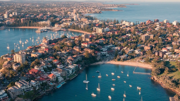 Manly aerial view