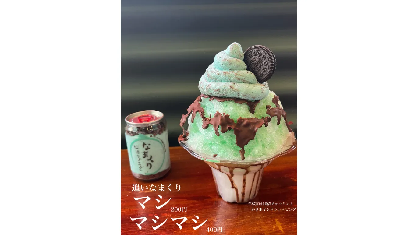 Parlor Vinefru Ginza chocolate mint shaved ice