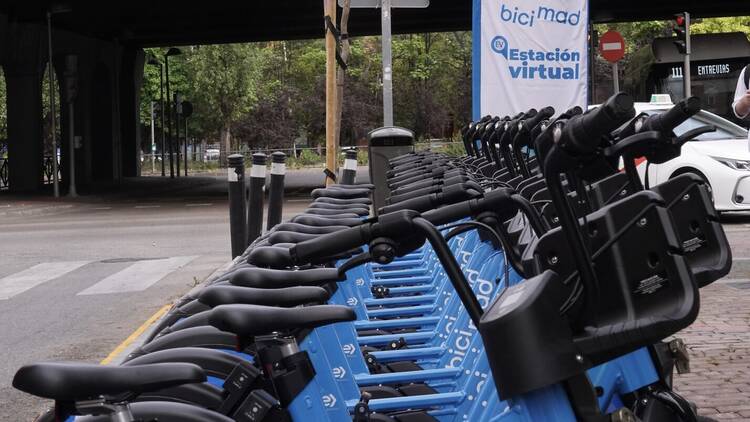Estación virtual bicimad. Ayuntamiento de Madrid