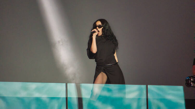 Charlie XCX performing in New York