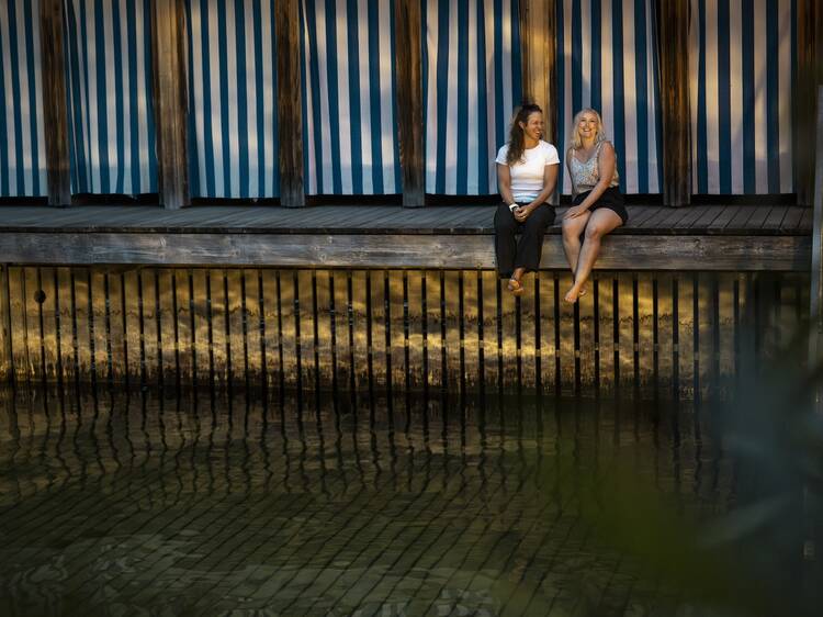Sink into relaxing activities by the water
