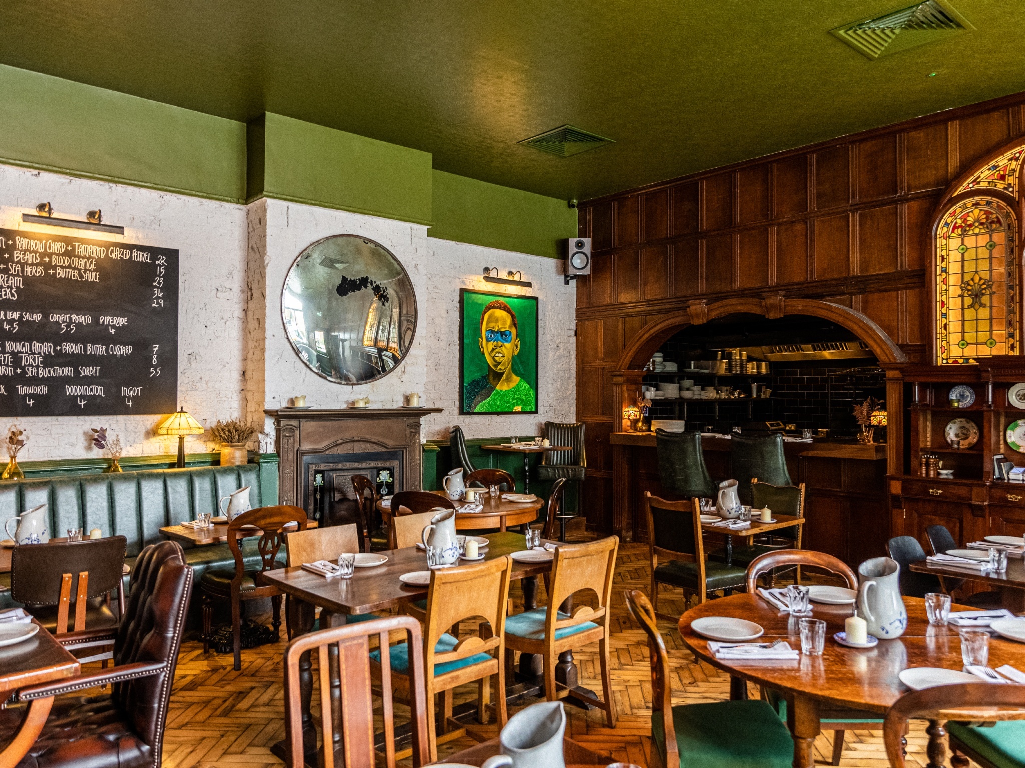 The dining room at The Parakeet gastropub in Kentish Town