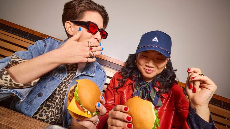 Shake Shack cheeseburgers