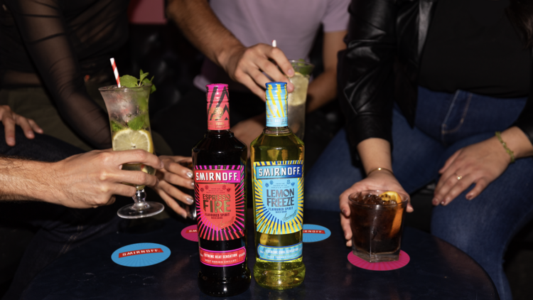 Smirnoff Freeze and Fire Igloos
