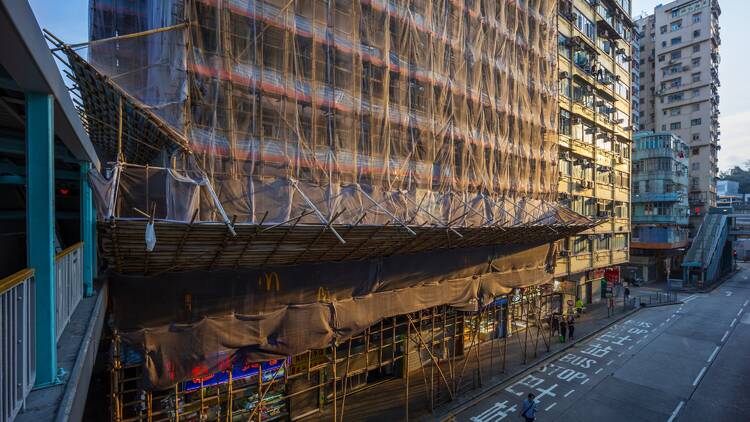 Hong Kong’s bamboo scaffolds