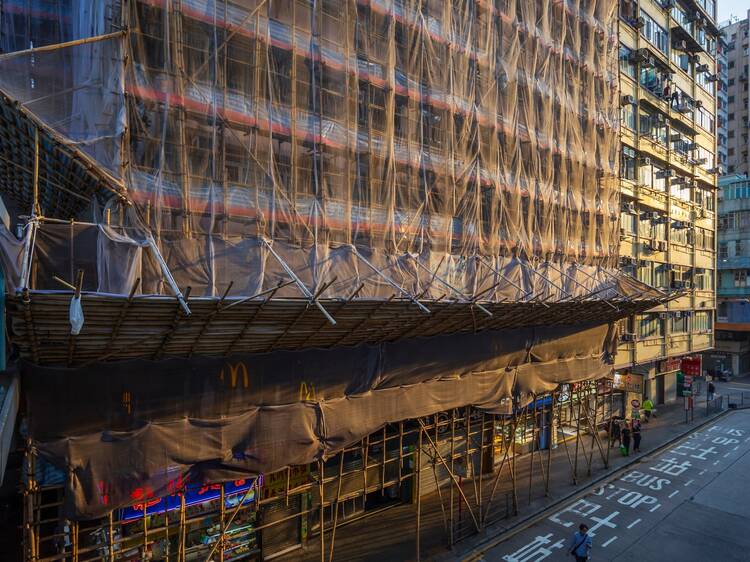Hong Kong’s bamboo scaffolds