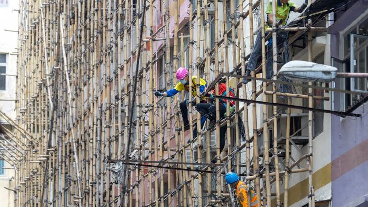 A look into Hong Kong’s bamboo scaffolding and why it’s special
