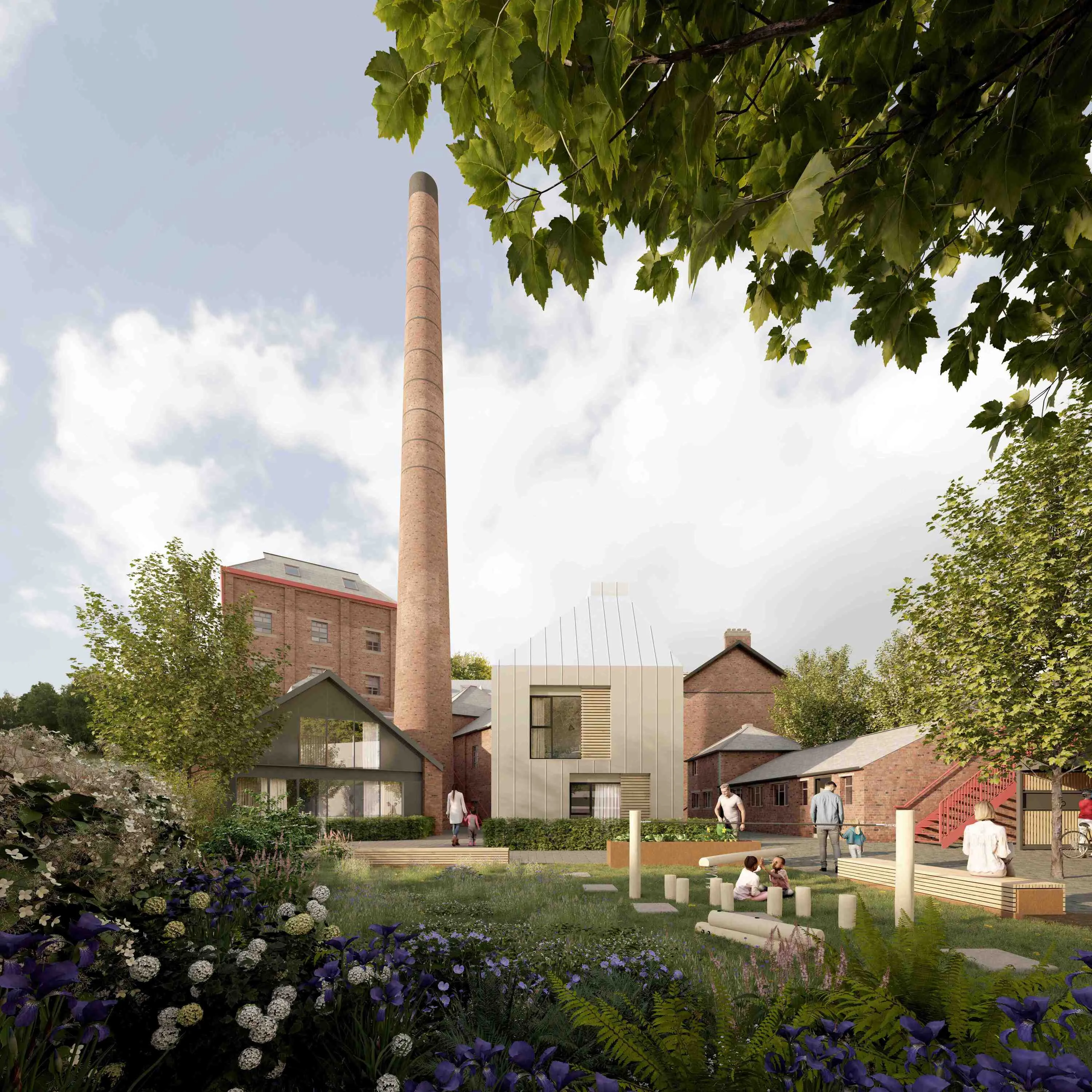 A CGI image of the plans for Caledonian Brewery