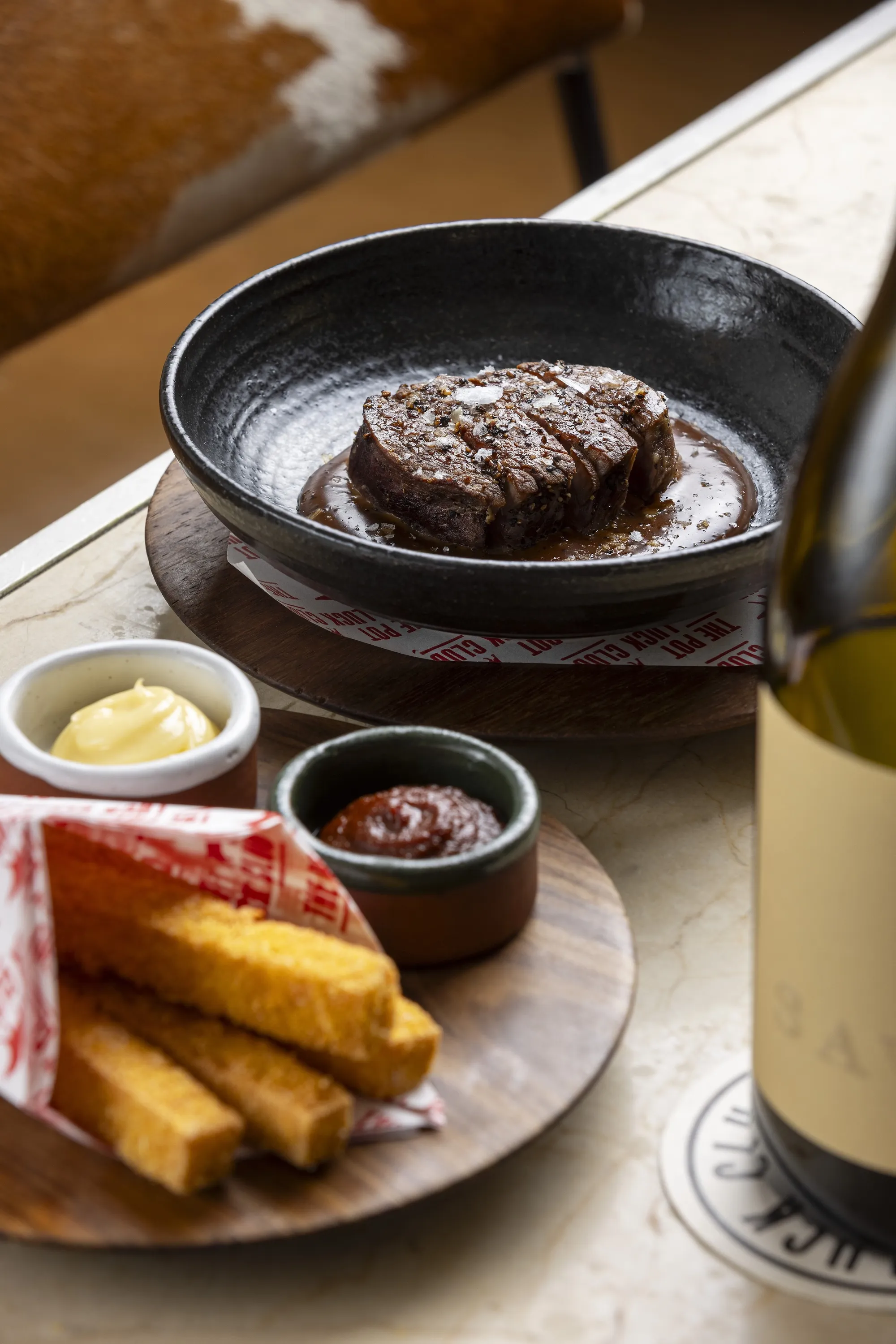 Potluck Club Johannesburg Beef Fillet and Parmeson Fries