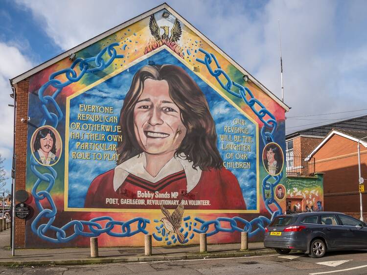 Los murales policromados de Belfast Los murales policromados de Belfast