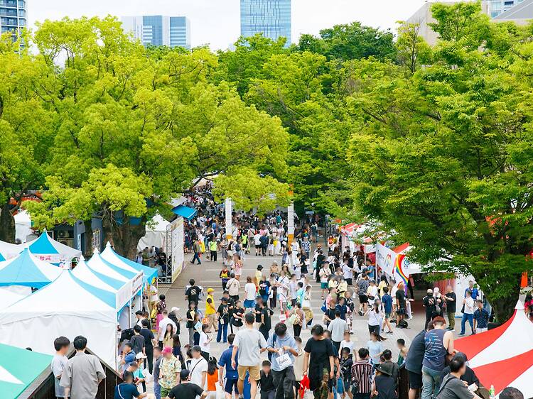 「Tokyo Festival」の多彩なブースをチェックする。 「Tokyo Festival」の多彩なブースをチェックする。
