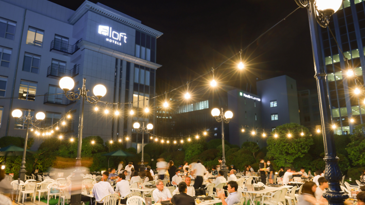 Suntory Building Rooftop Beer Garden