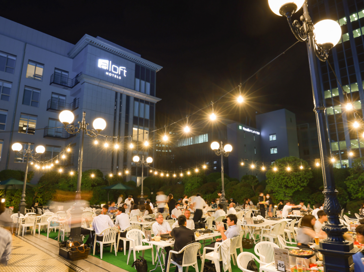 Suntory Building Rooftop Beer Garden