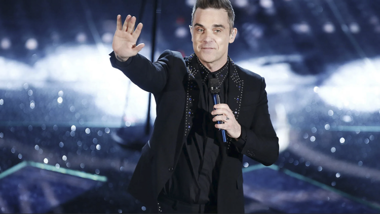 A picture of Robbie Williams