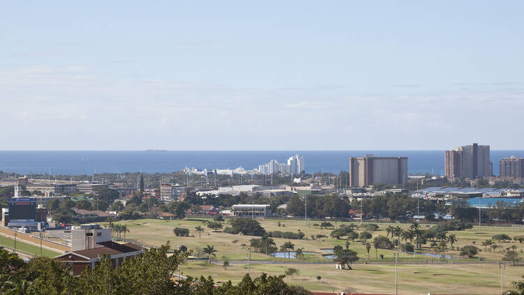 View of Greyville Racecourse and Royal Durban Golf Club