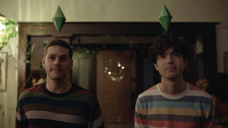A scene from the film 'Twinless' starring Dylan O'Brien.