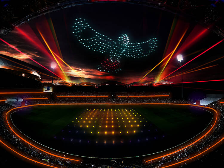Adelaide’s largest light festival is about to debut a dazzling world-premiere drone show