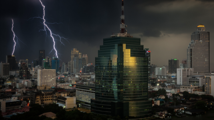 Storm in Hongkong