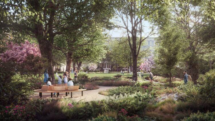 CGI of Grosvenor Square 