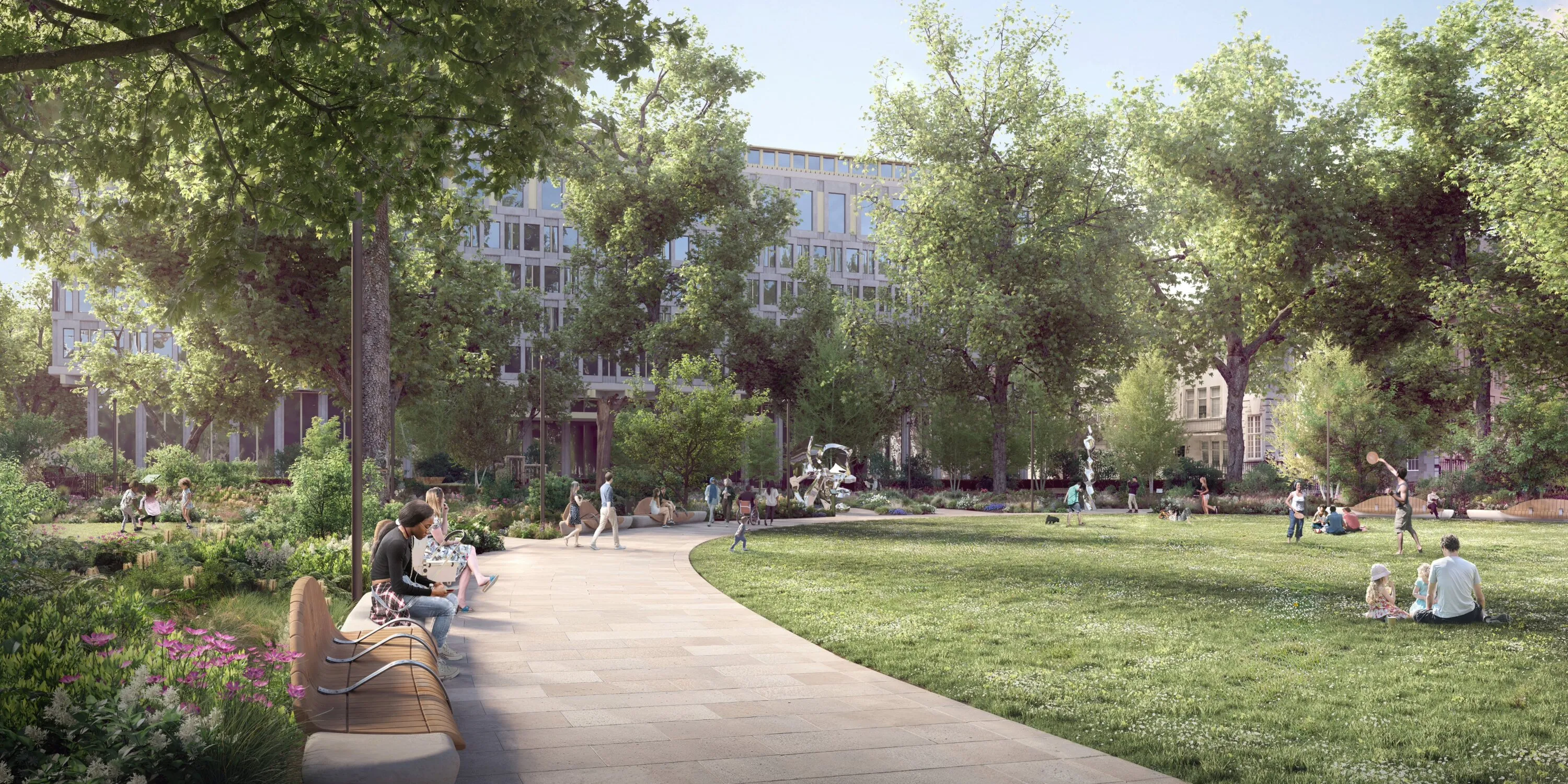 CGI of Grosvenor Square