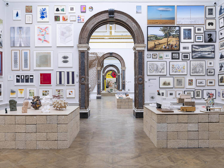 Gold rats, inflatable balls and community photography: inside the Royal Academy’s 2025 Summer Exhibition
