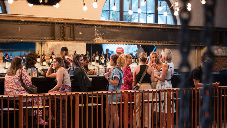 The upstairs bar at the Studio in Time Out Market Cape Town