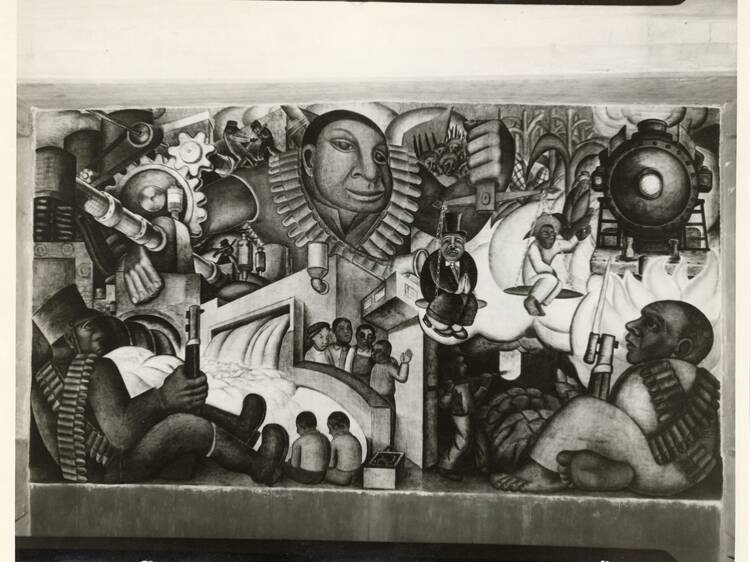 Los murales de Juan O’ Gorman ocultos en una primaria de La Portales
