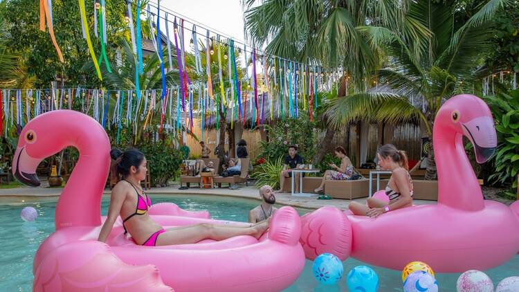Pride Brunch pool party