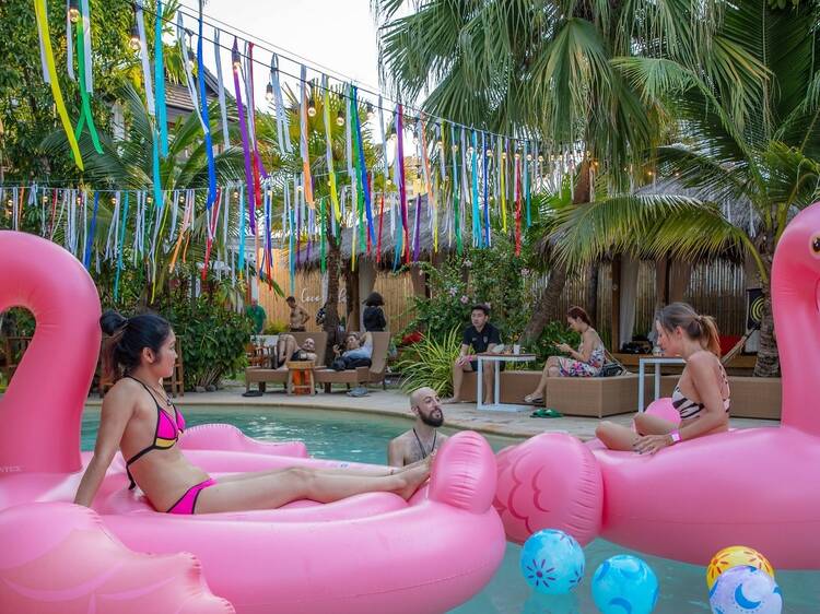 Pride Brunch pool party