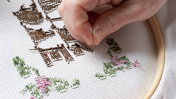 Beginner embroidery workshop