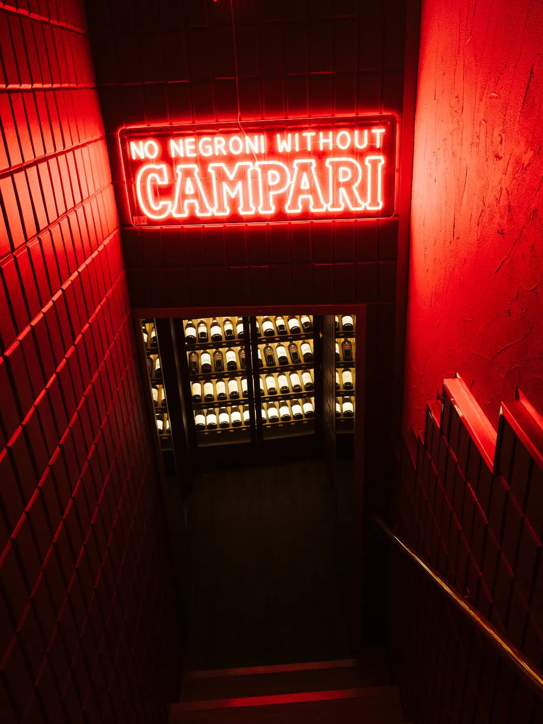 A Sala Campari é mais intimista, acolhedora e tem uma carta com seis cocktails exclusivos