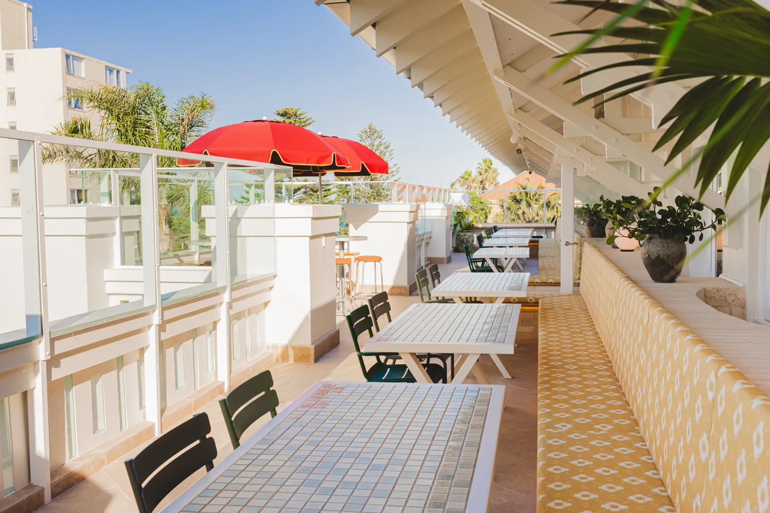The rooftop at Bombies