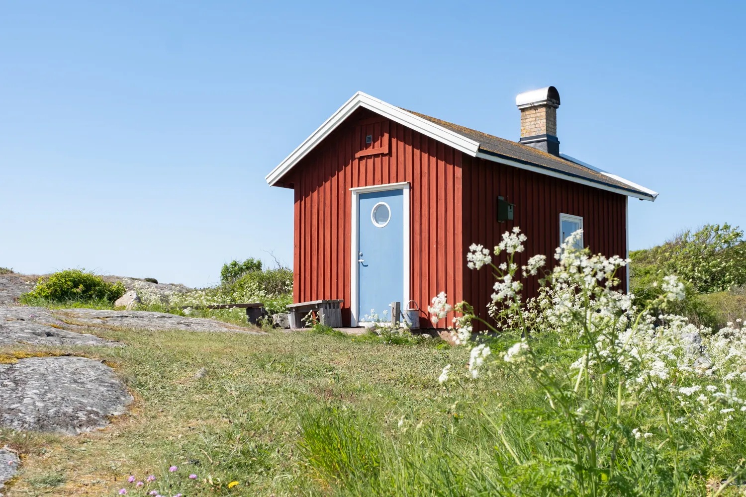 Clapboard house in Sweden