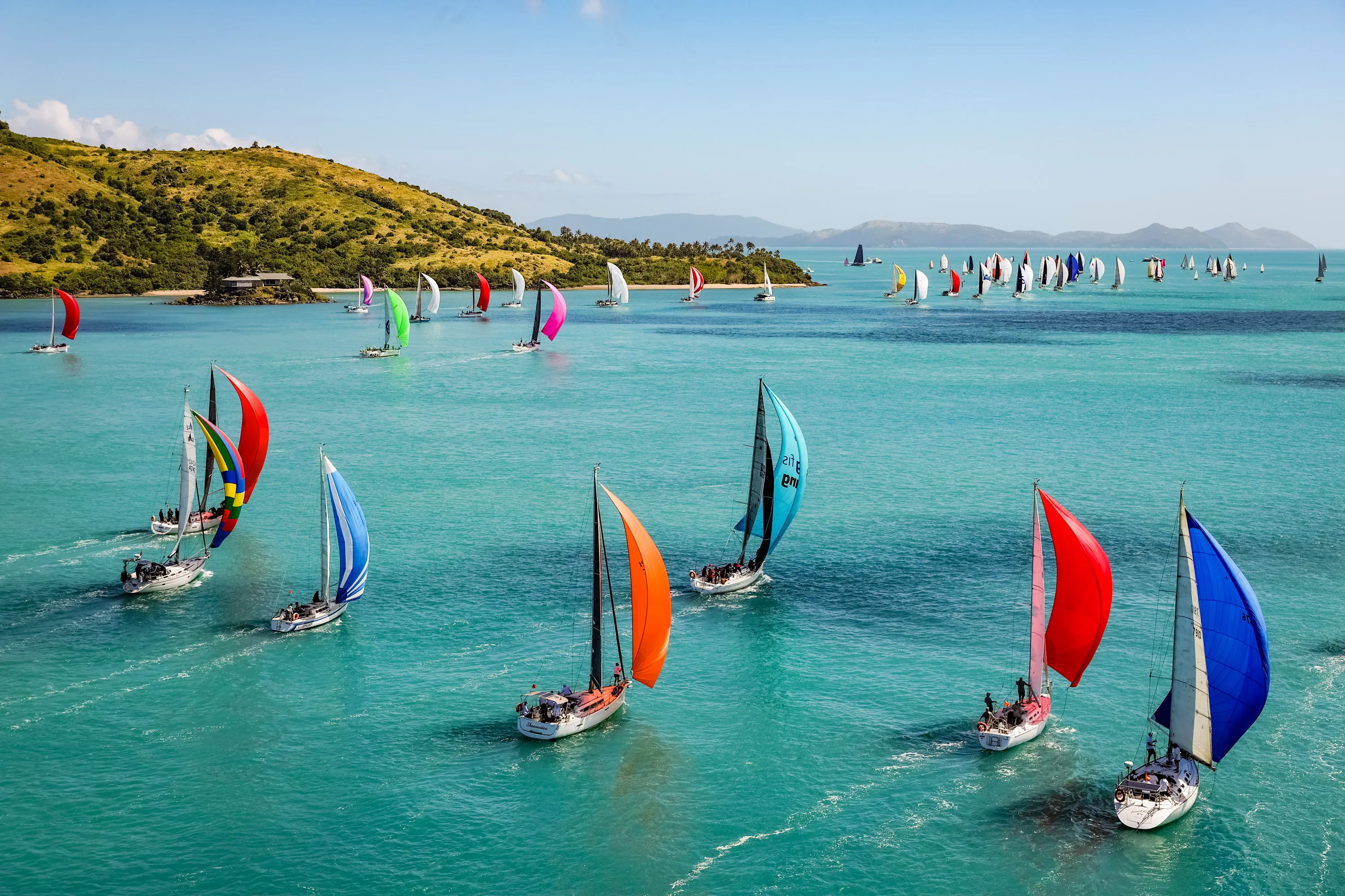 Yachts on water