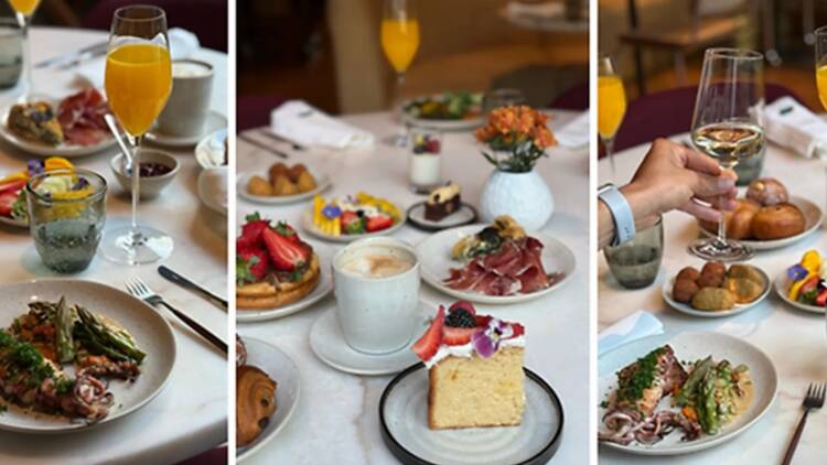 Leve a família ao brunch do Exuberante