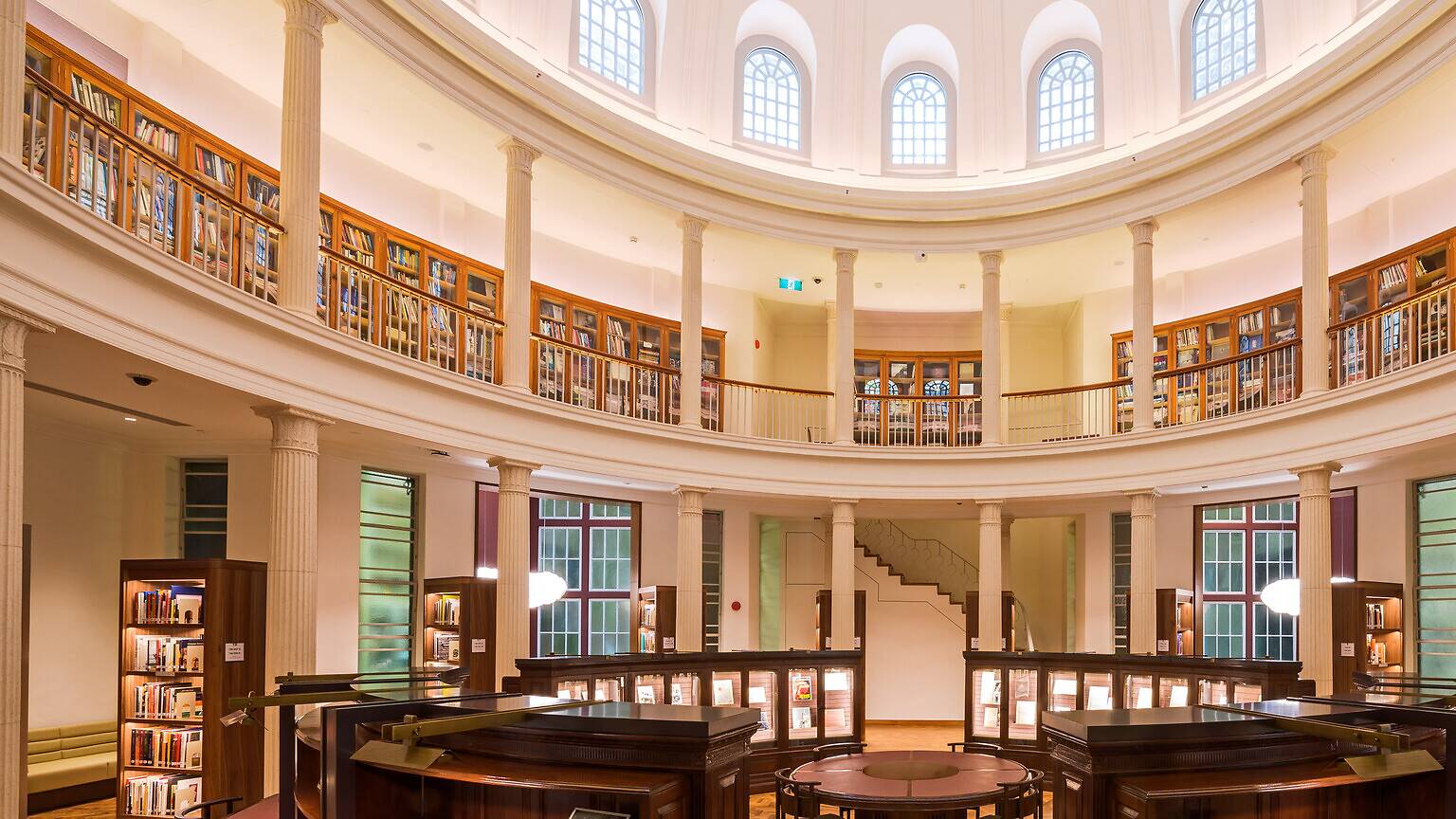 The Rotunda Library Is Singapore's Grandest Library With Roman Columns ...