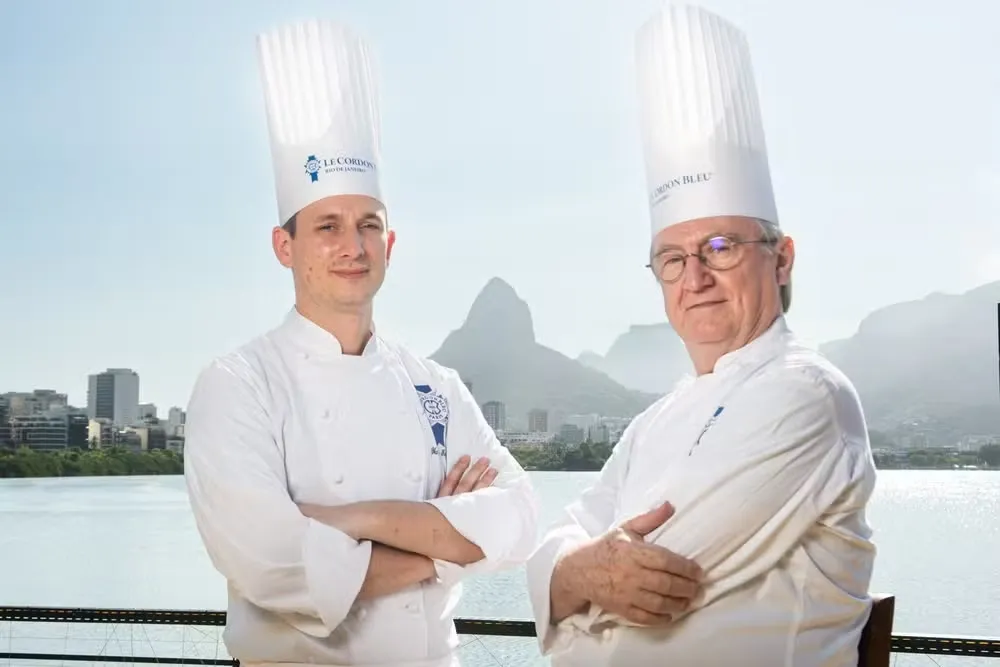 A dupla de Chefs da Cordon Bleu Rio Yann Kamps e Philippe Brye