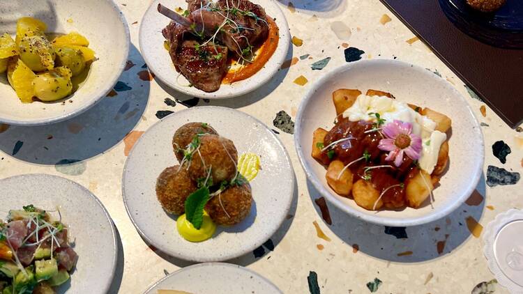 Patatas bravas at The Glass House Patatas bravas at The Glass House
